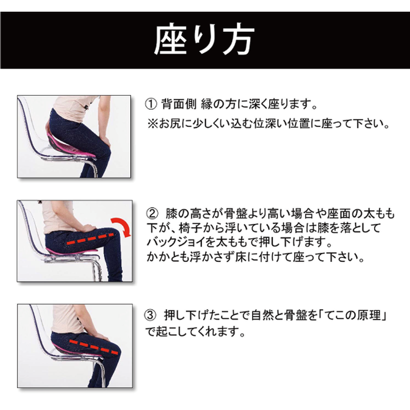 バックジョイ 骨盤サポートシート ポスチャープラス マンゴー Footlab Web