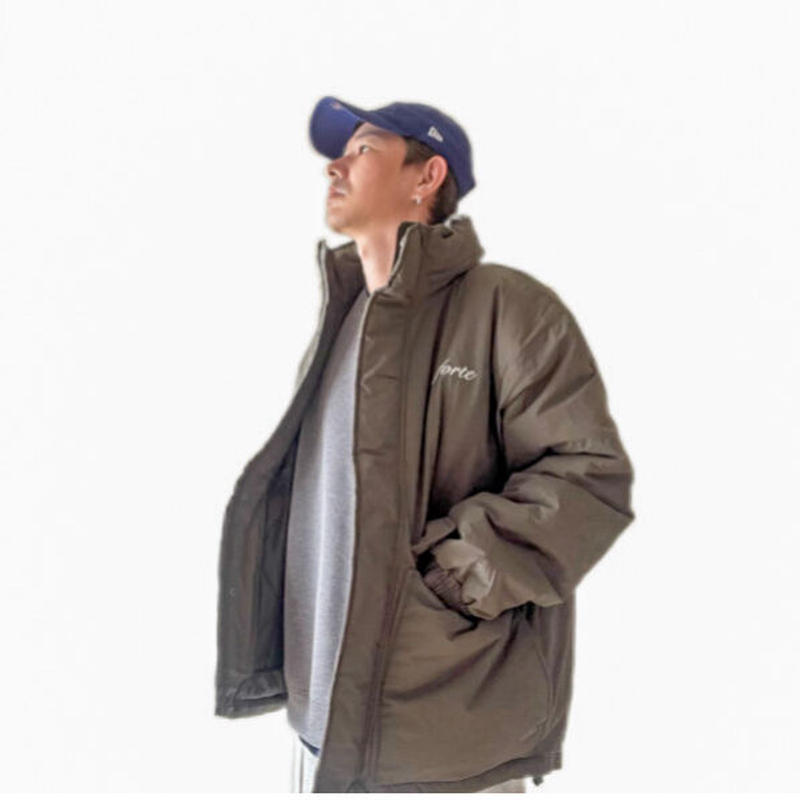 贈る結婚祝い patriot パトリオット MOTO PUFFER JACKET OLIVE asakusa