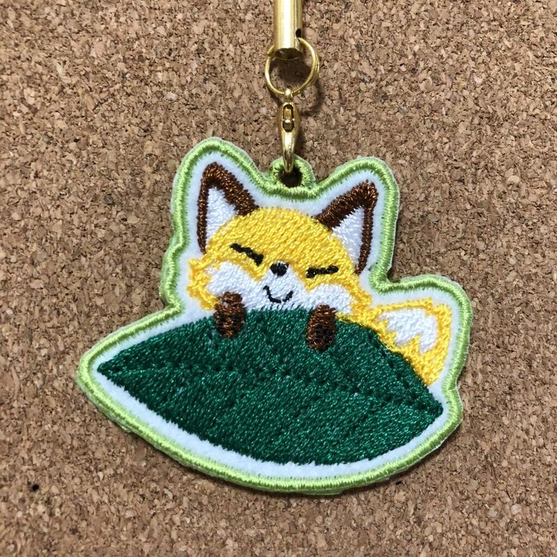 オリジナル刺繍ストラップお試し版 おきつね工房出張所
