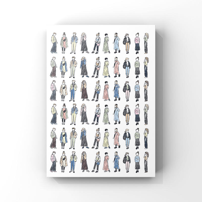 ファッションイラストシート Vol 2 ダウンロードステーション