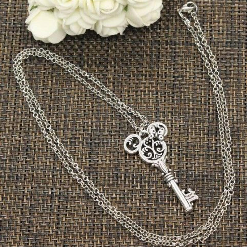 ２color 海外 ブランド 人気 ネックレス レディース ミッキーマウス ディズニー 可愛い