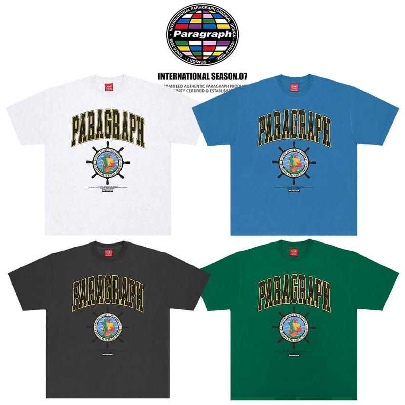 Paragraph 】 パラグラフ イラスト プリント Tシャツ STEERING RUD 【2022?新作】 パラグラフ パーカー Paragraph 即完売人気商品 パーカー