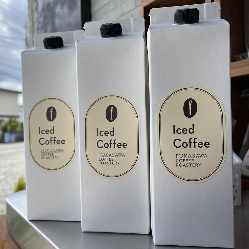 グアテマラ100 パック入りアイスコーヒー 1リットル Fukasawa Coff グアテマラ100 パック入りアイスコーヒー 1リットル Fukasawa Coff