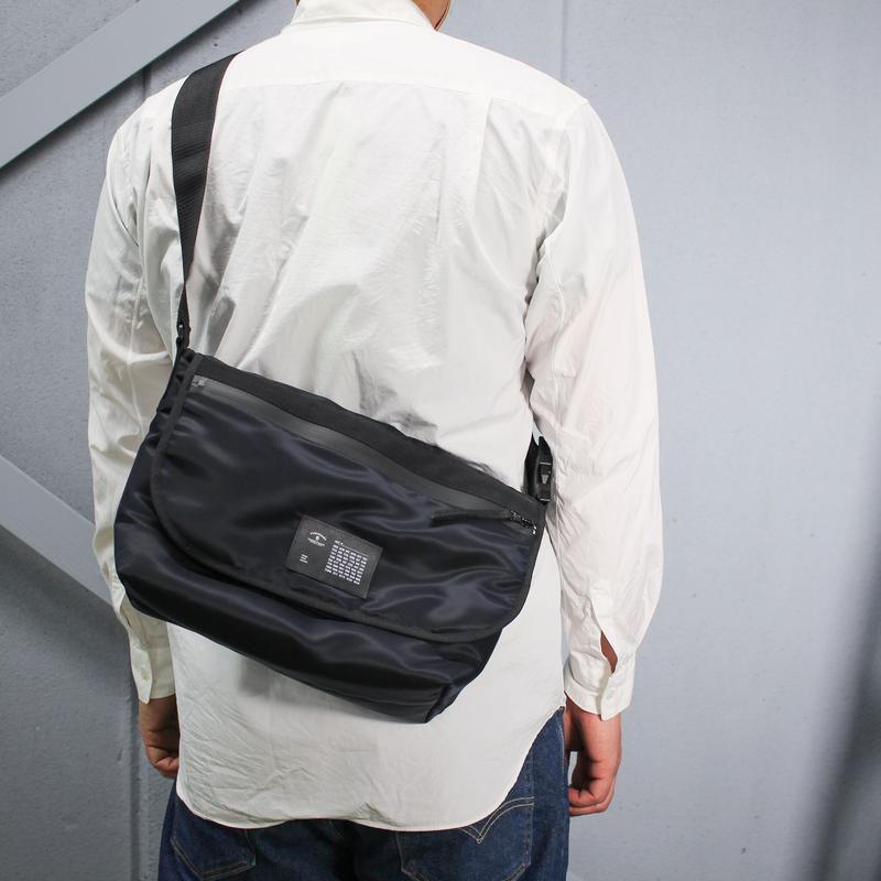 F018 メッセンジャーバッグ C Ma 1 ブラック Fukunary