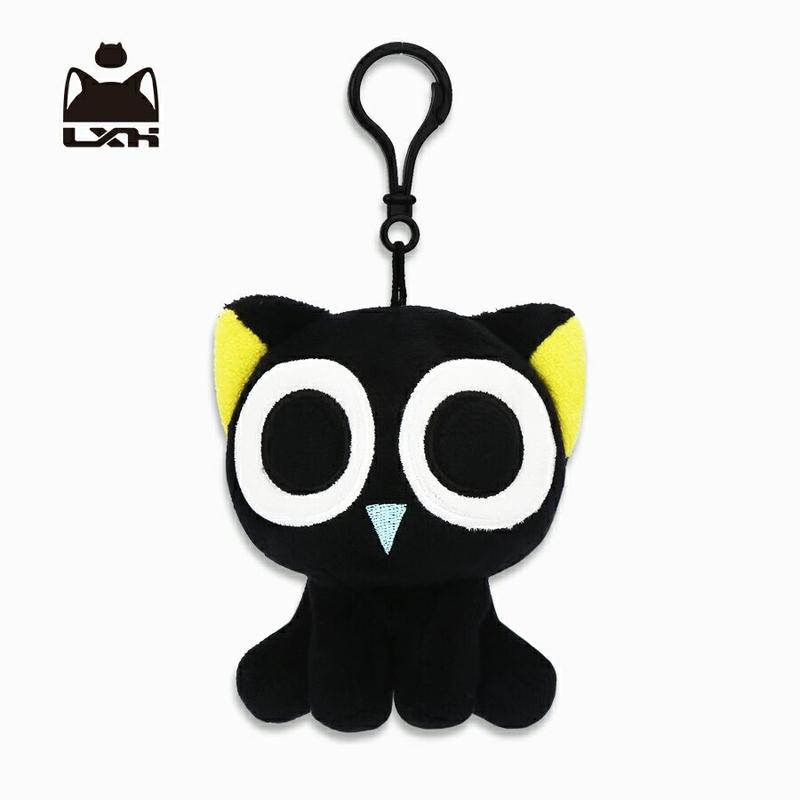 羅小黒戦記 小黒 おすわり ぬいぐるみストラップ 福猫屋