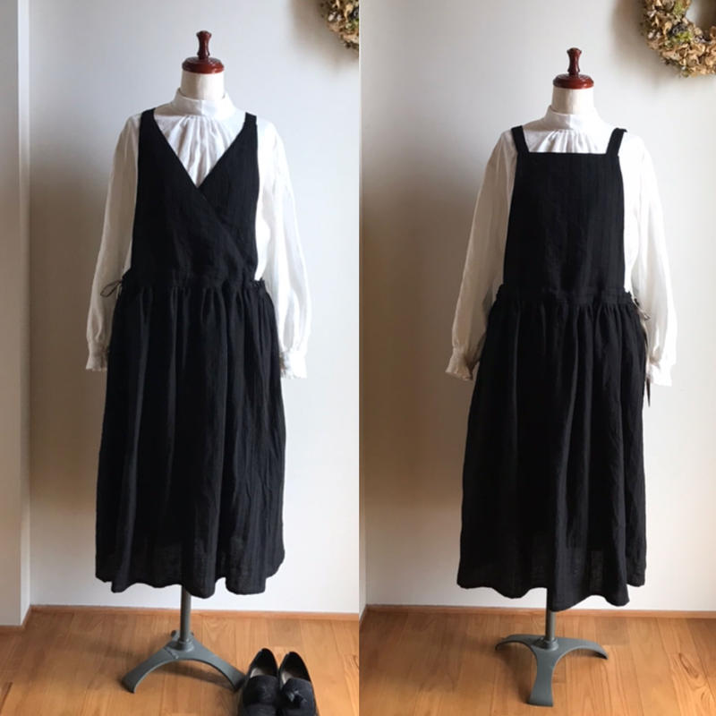 型紙のみ Llサイズ 大人4wayエプロンワンピース 服のかたちデザイン