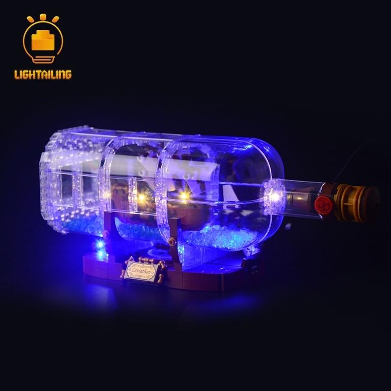 レゴ ボトルシップ ライトアップセット Ledライトキット バッテリーボックス