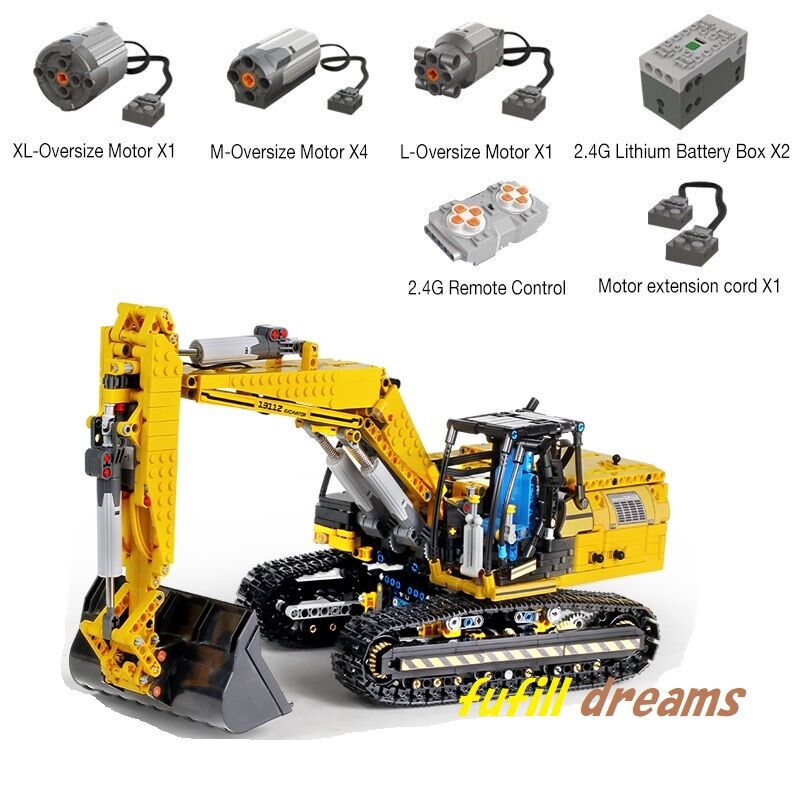 ラジコン レゴ 互換品 ショベルカー モデル モーターセット Rc Mkii エクスカベーター