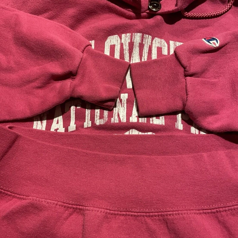 Champion チャンピオン イエローストーン エコフリース ピンク Sサイズ 古着屋q