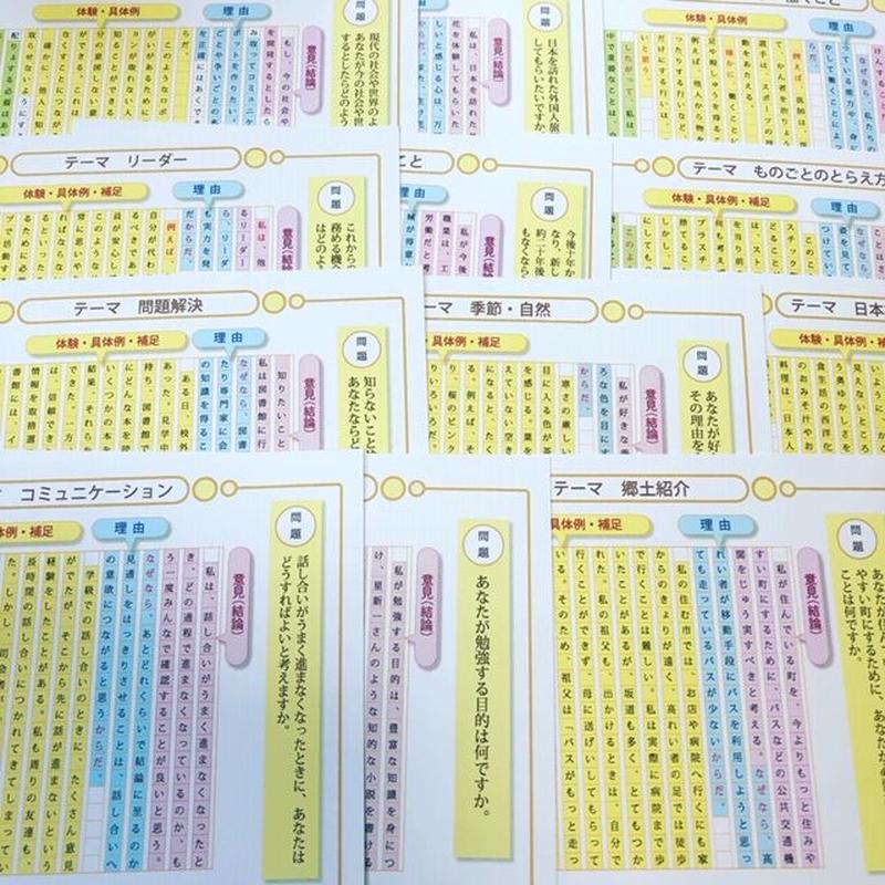 ☆公立中高一貫校 適性検査 最強の作文対策集+まとめカード ☆公立中高一貫校 適性検査 最強の作文対策集+まとめカード