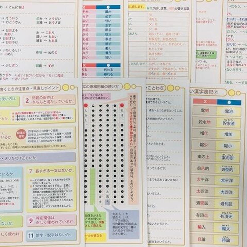 ☆公立中高一貫校 適性検査 最強の作文対策集+まとめカード ☆公立中高一貫校 適性検査 最強の作文対策集+まとめカード