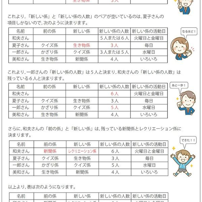 第１弾 全国公立中高一貫校 適性検査 論理的思考力 地頭力を要する算数問題 過去問解説集