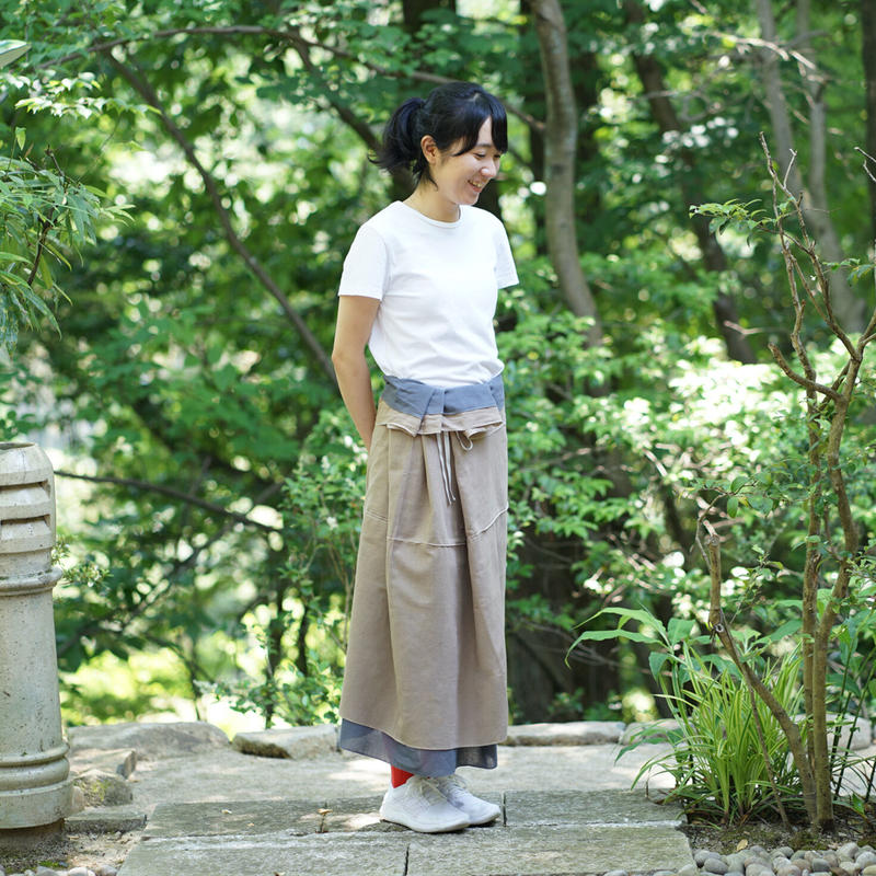 kitta 草木染め 安藤明子 百草サロン エプロン