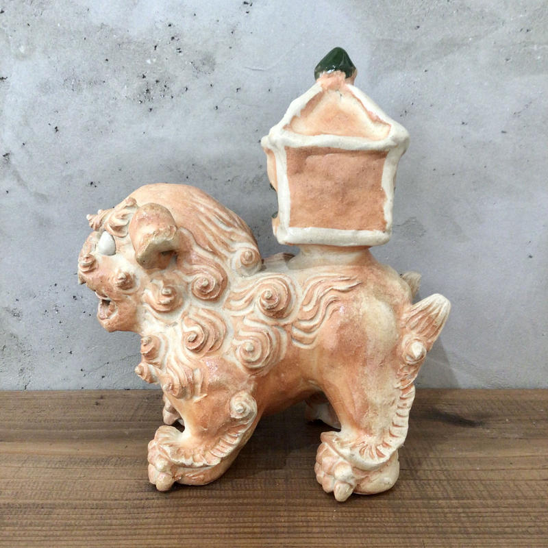 珍しいシーサー 家付きシーサー 香炉 シーサー陶房大海 Gallery はらいそオンラ