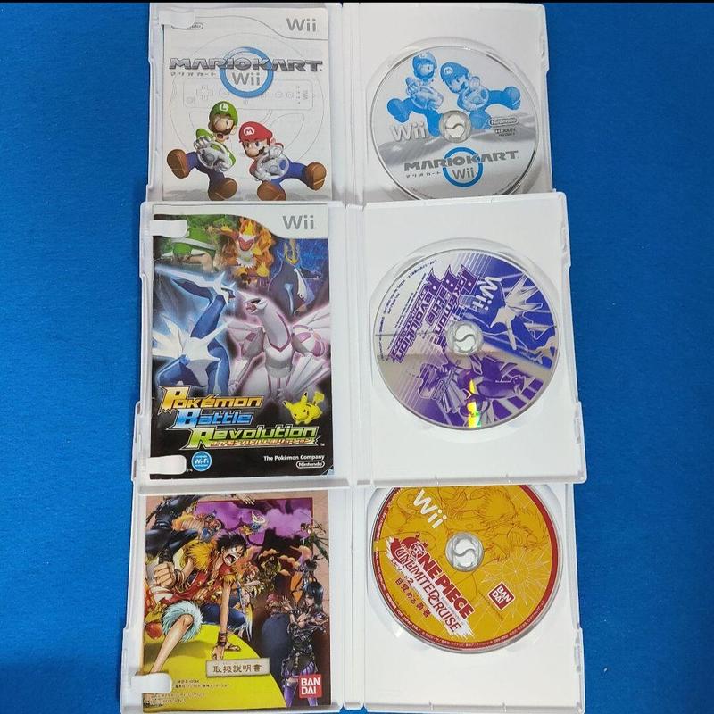 任天堂 マリオカート Wii ポケモンバトルレボリューション ワンピース エピソード2 本体