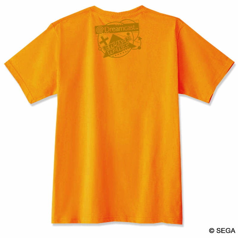 ドリームキャスト Real X Virtual Tシャツ オレンジ Games Glo