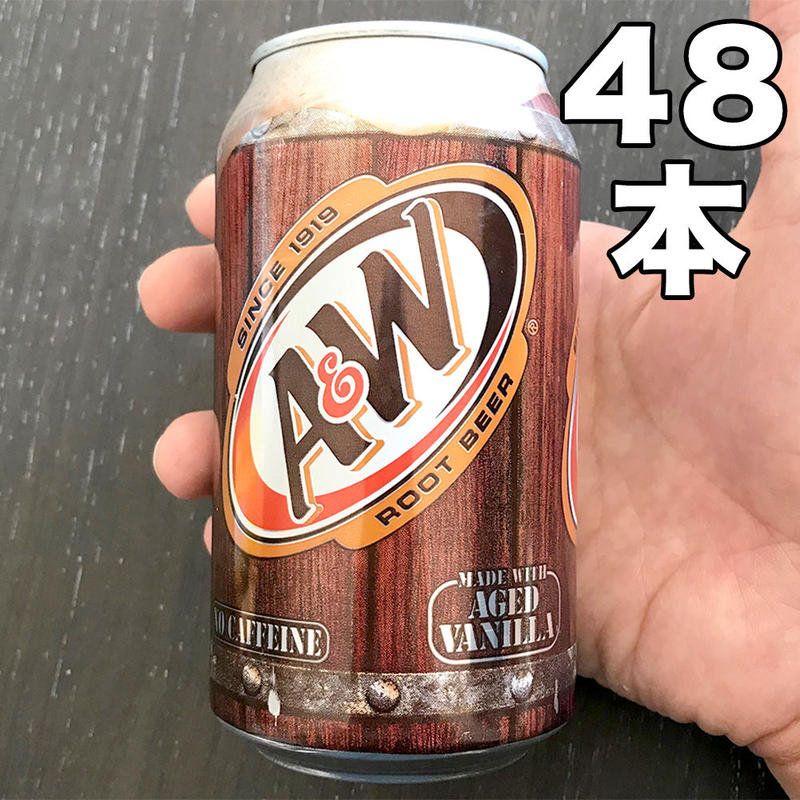 ルートビア A W 355ml 48缶 4ケース 送料無料 がんばるやんばる物産展