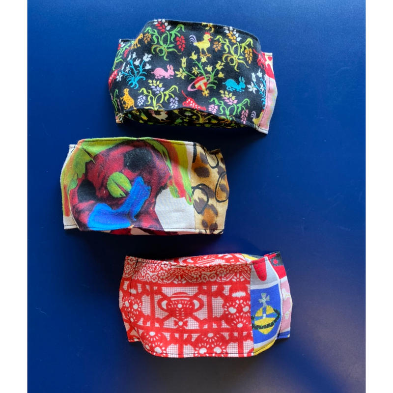 Pero リメイク マスク Vivienne ハンカチ Garden730