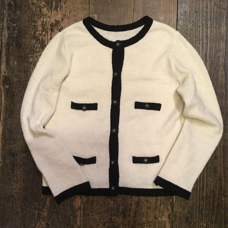 Used シャネル風 カーディガン Garden730