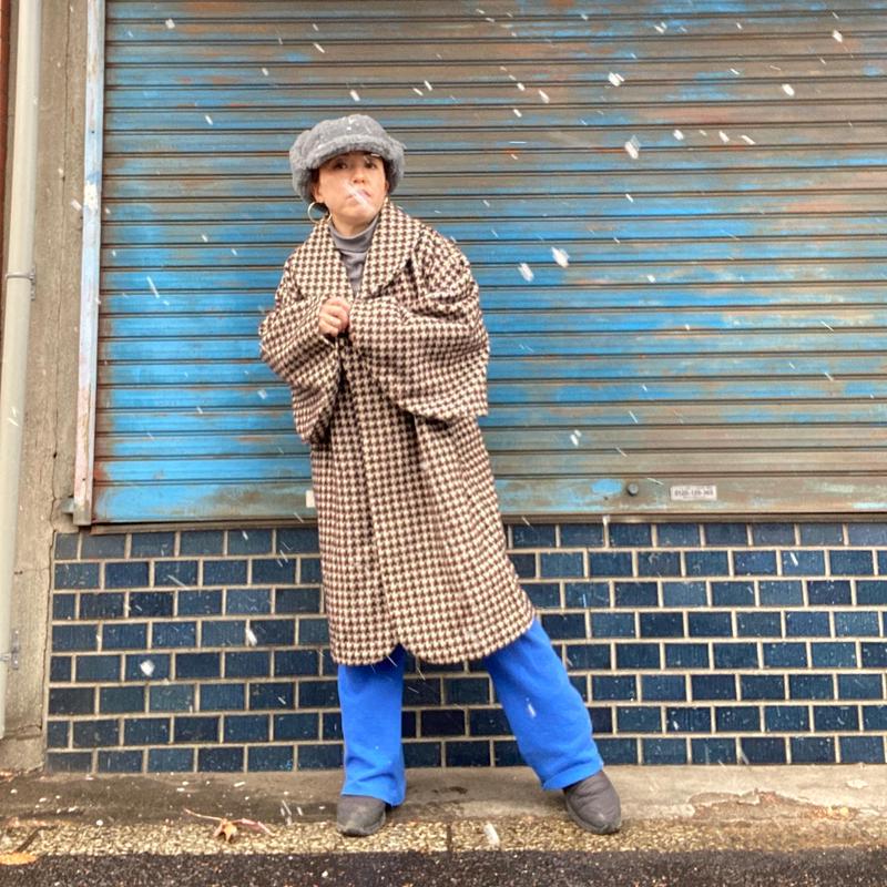 76%OFF!】 ヴィンテージ千鳥格子コート econet.bi