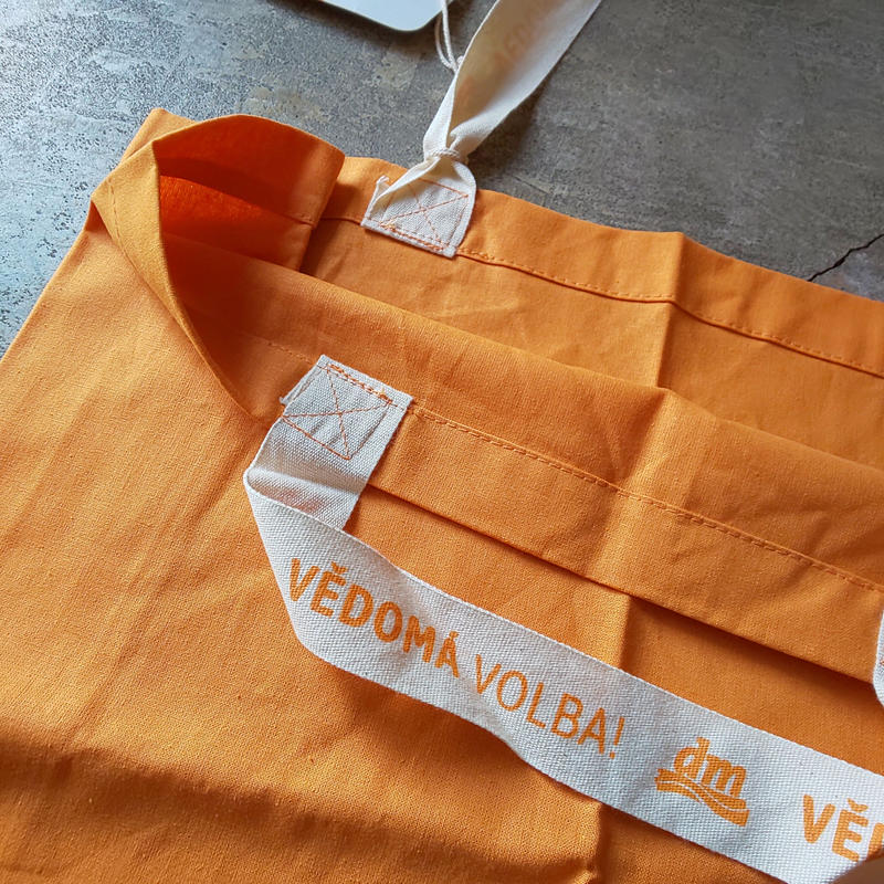 チェコ Dm エコバッグ オレンジ Gemisch