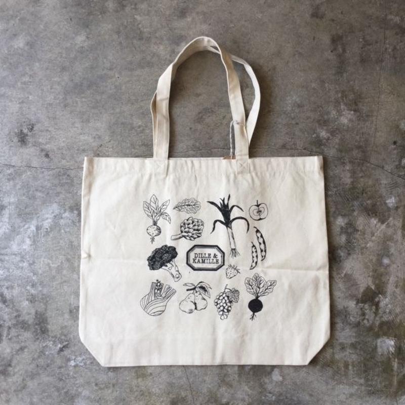 オランダの雑貨屋さんdille Kamilleのエコバッグ 野菜 Gemisch