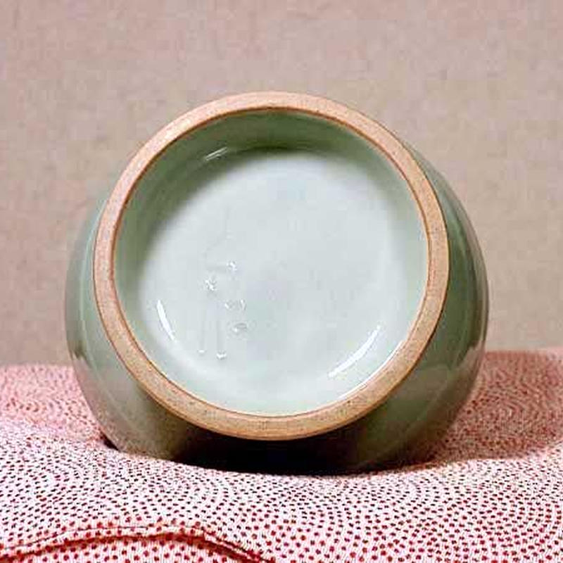茶道具　日吉窯　加藤丈佳造　北斗七星鳥文　香合　共布共箱　V　8456 茶道具 日吉窯 加藤丈佳造 北斗七星鳥文 香合 共布共箱 V 8456