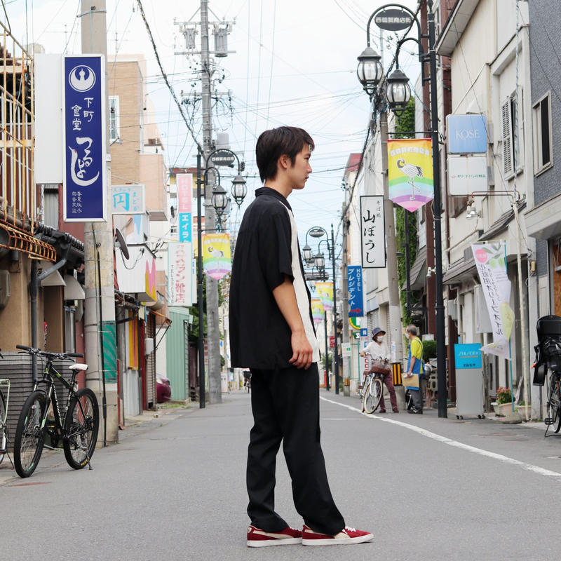 昭和ヤンキーなラインシャツ 古着屋 グローブアマランス 昭和ヤンキーなラインシャツ 古着屋 グローブアマランス