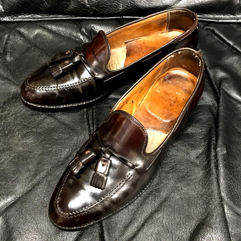 オールデン コードヴァン タッセルローファー 靴修理glueのネットストア