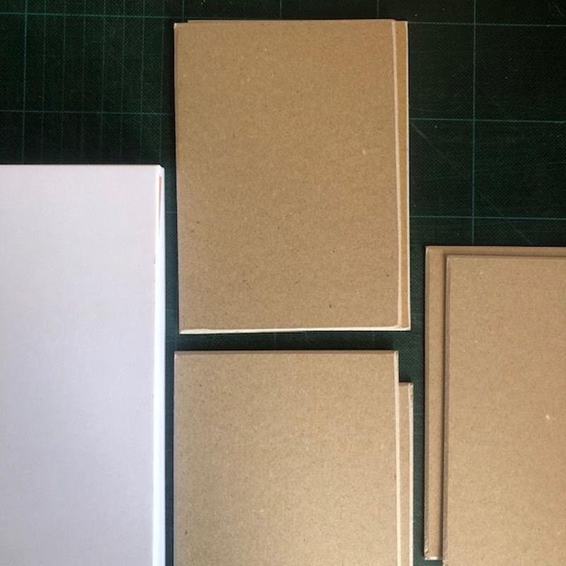 アウトレット 神社サイズdiy 黄ボール 本文紙難あり かみのみか 御朱印帳キットのセ