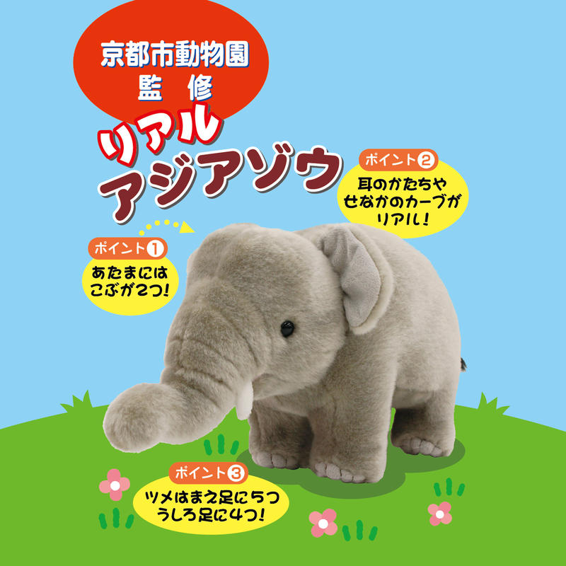 ぬいぐるみ リアルアジアゾウ Gorilland Online Shop