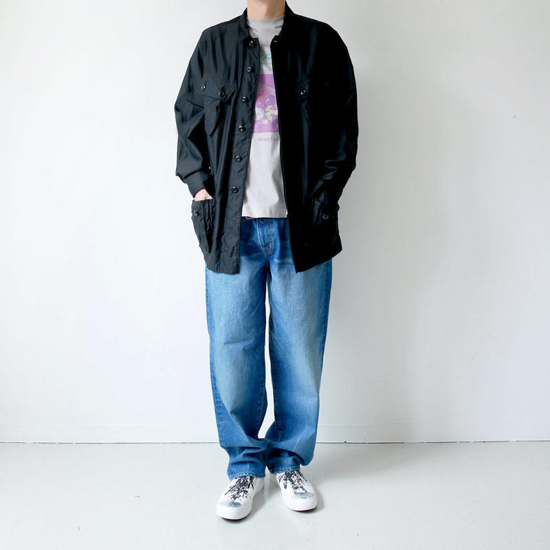 BLUE BLUE JAPAN |ブルーブルージャパン|ブラックコットン コウミツドサテン ト... BLUE BLUE JAPAN |ブルーブルージャパン|ブラックコットン コウミツドサテン ト...