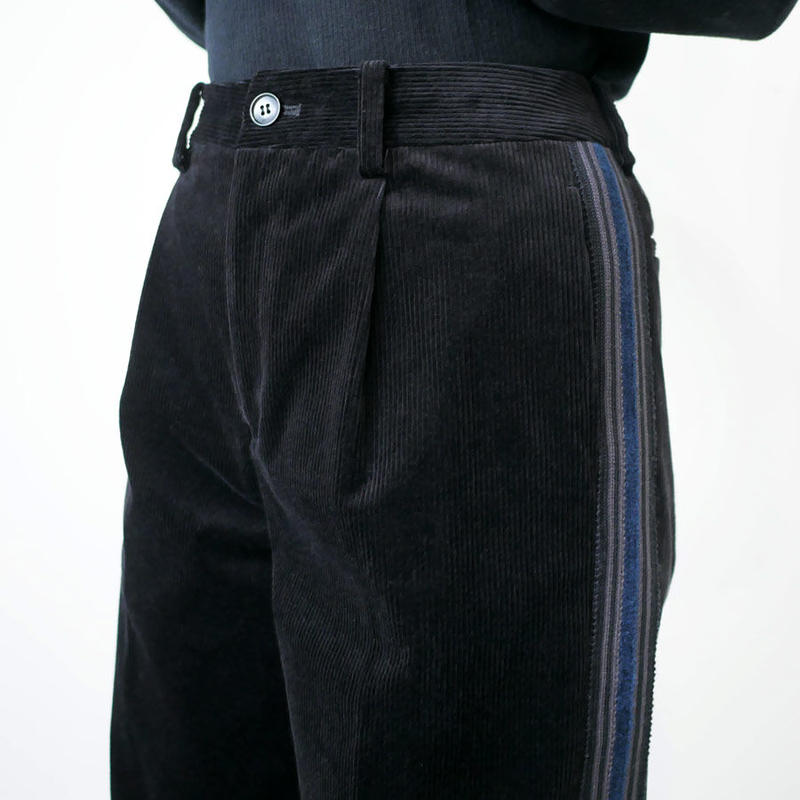 COOHEM| コーヘン | KNIT SIDELINE CORDUROY PANTS|サイド...
