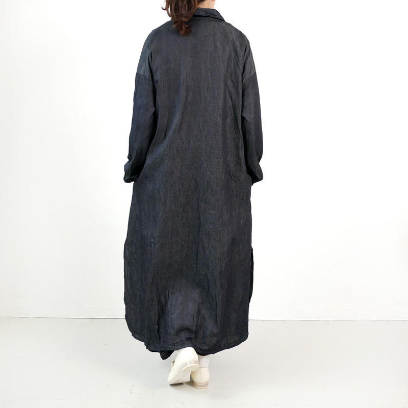 G Glam グラム ライトデニムシャツワンピース Indigo G 015 Gouac