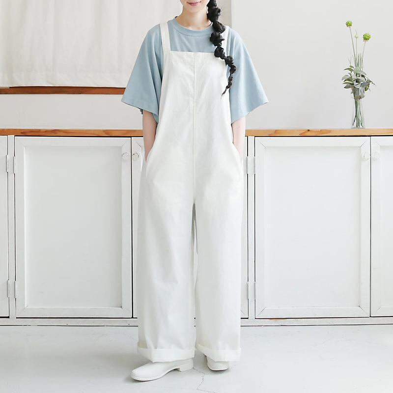 UNIVERSAL TISSU 　あのサロペット　リネン　poefu あのｻﾛﾍﾟｯﾄ ｜ poefu｜ポエフ