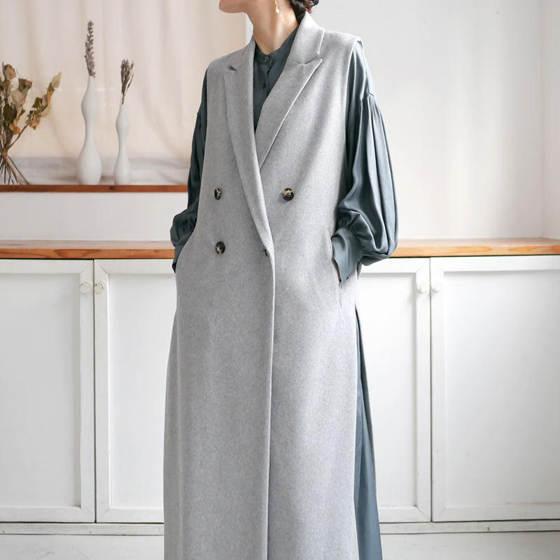 SACRA ｜ サクラ｜LIGHT MELTON GILET ライトメルトンジレ｜122508...