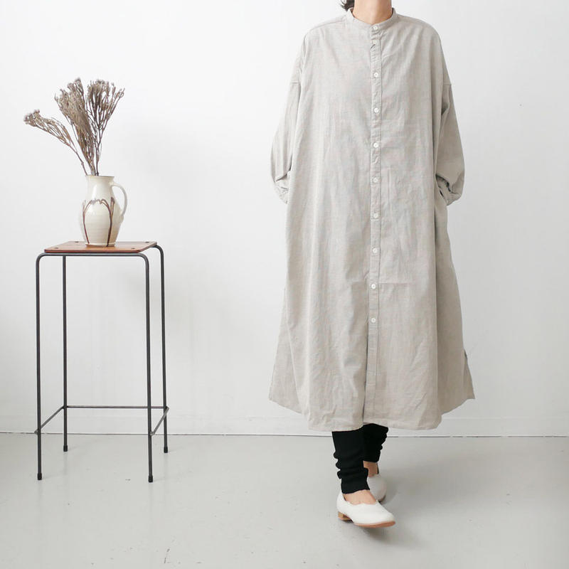 Universal Tissu ユニヴァーサルティシュ コーデュロイシャツドレス Us