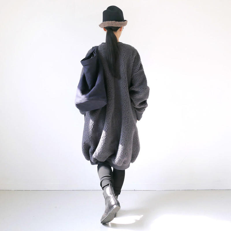 HARVESTY| ハーベスティ | EGG DRESS|エッグワンピース ボアフリース