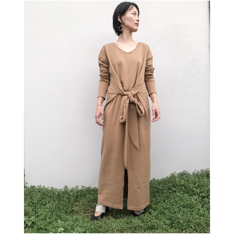 DOMENICO+SAVIO「BELTED SWEAT DRESS」 | gouter le