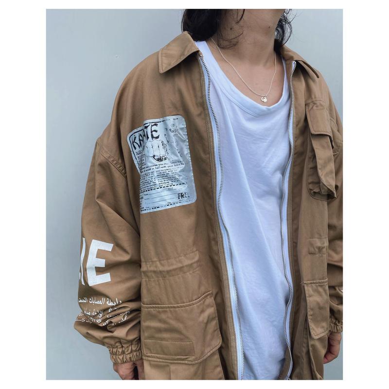 rm-7122) BLACK WEIRDOS Droog Army Jacket