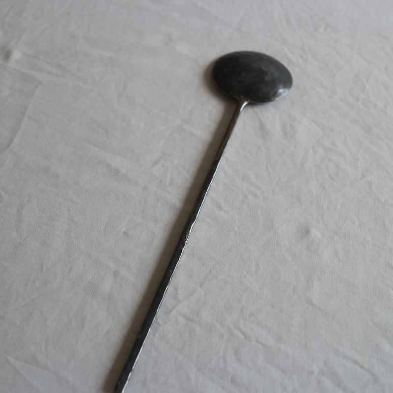 くすみ水色 鳥山高史さん スパゲティフォーク / スープレードル B