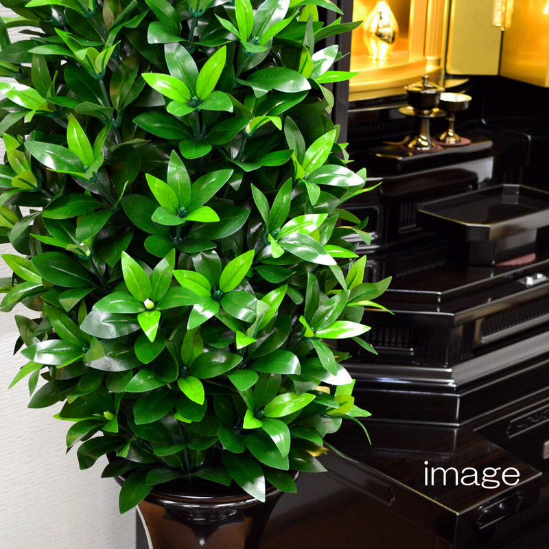 造花おしきみ 特大サイズ 1本 創価学会用 人工しきみ 造花 全長８８ｃｍ 樒 シキミ しきび