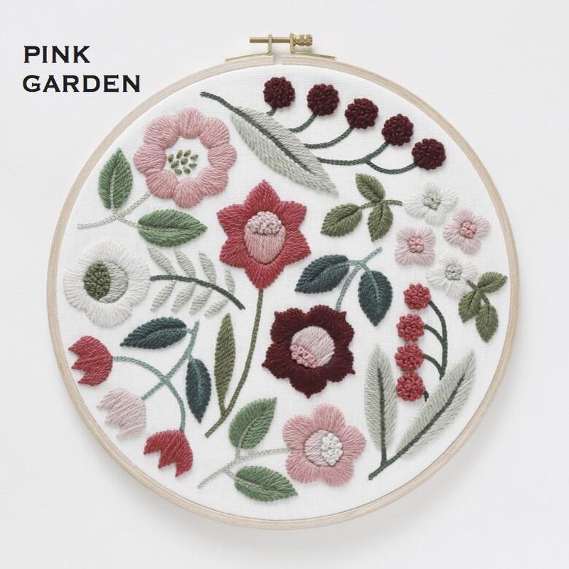 樋口愉美子さん ウールステッチの花キット Dmc Boutique Gris