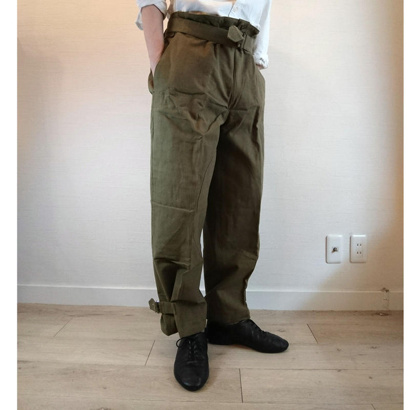French Army 40's M-38 Motorcycle Pants DeadSto...