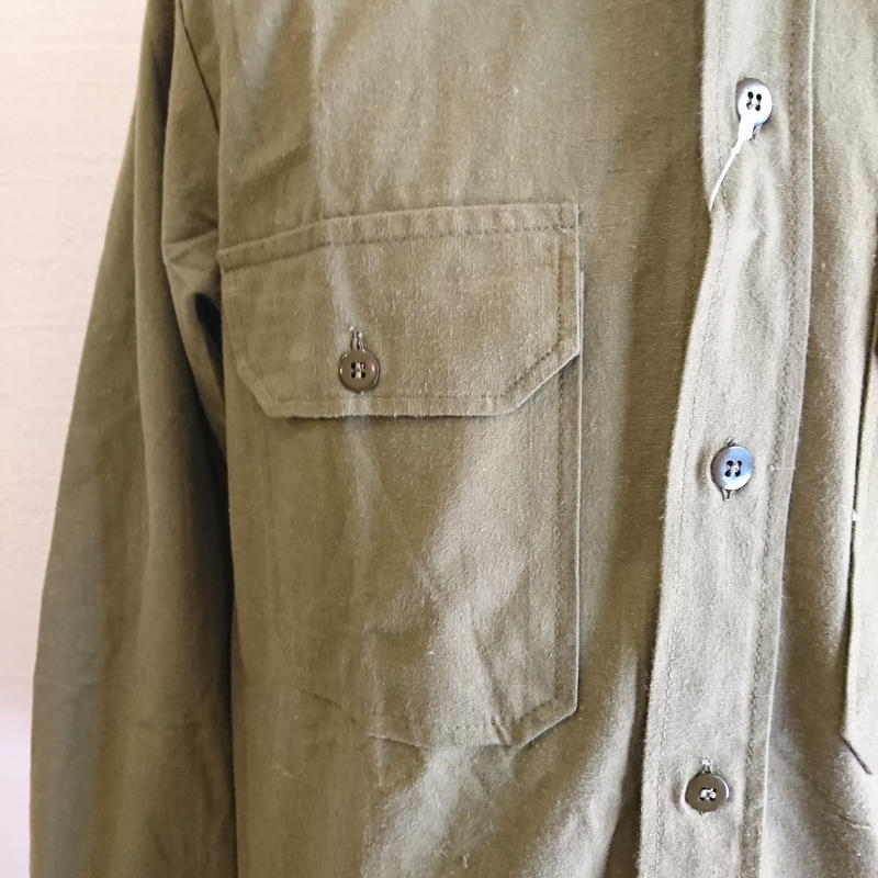 Greece Army Utility Shirt Used ギリシャ軍 ユーティリティシャ Greece Army Utility Shirt Used ギリシャ軍 ユーティリティシャ