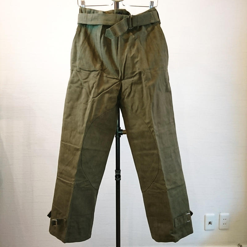 French Army 40's M-38 Motorcycle Pants DeadSto...