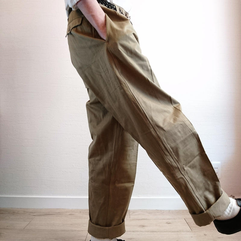 正規品通販 良サイズ13 後期型 60年代 M-52 フランス軍M52チノパン NEW定番