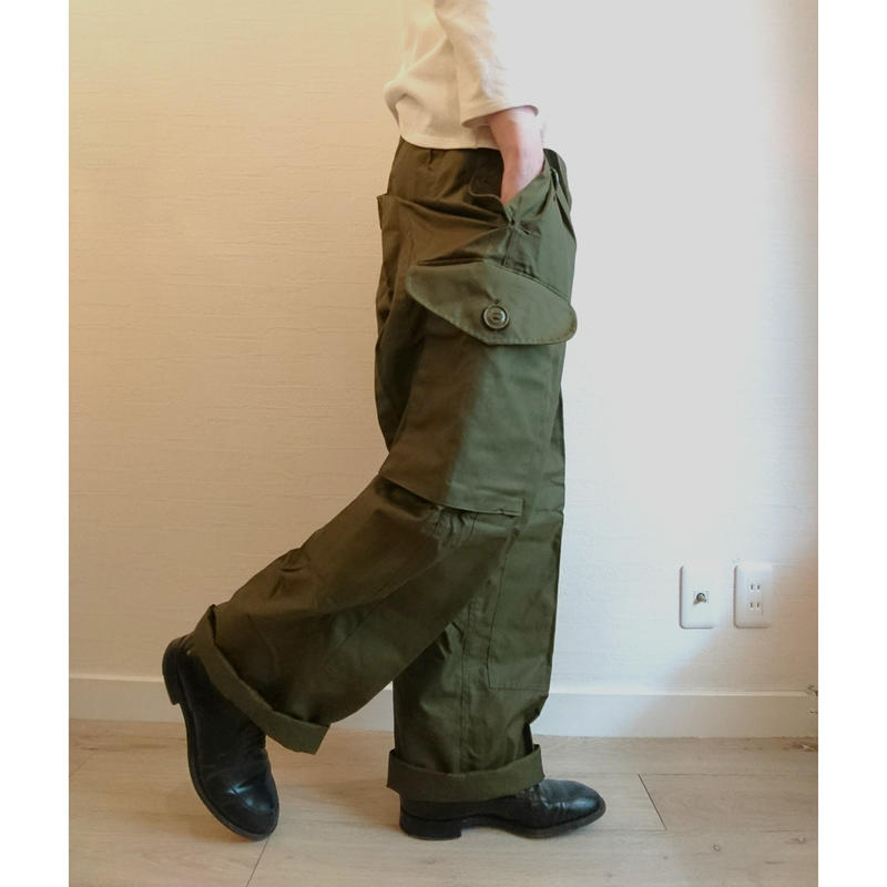 Cnadian Army 80´S Wind Over Pants Dead Stock】カ...