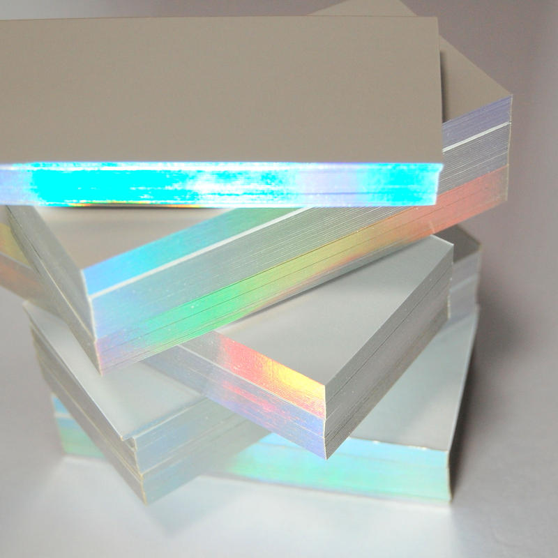 サンプル5 紙断面ホログラム箔カード コスモテック サンプル直売所