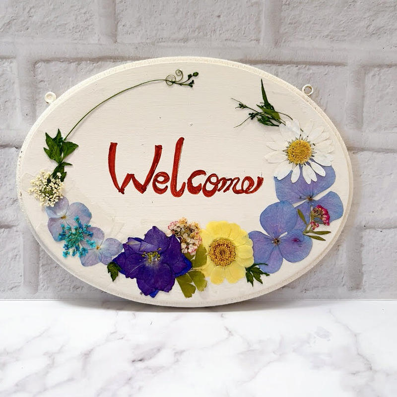 押し花ウエルカムボード Hanaasobistore
